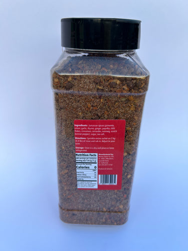 Nanny Spice Jamaican Jerk Seasoning 24 oz. With whole pimento seeds